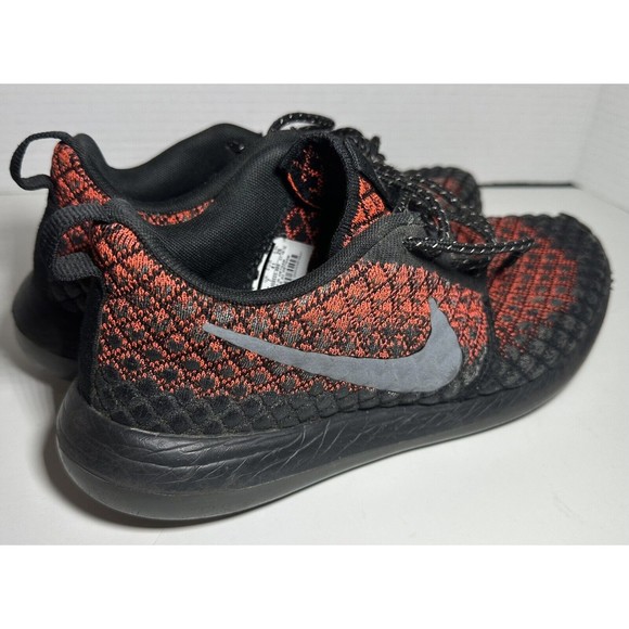 Nike Shoes Men’s Roshe 2 Flyknit Size 8 Vibrant Bright Crimson Comfy Sneakers ￼ - Picture 7 of 9